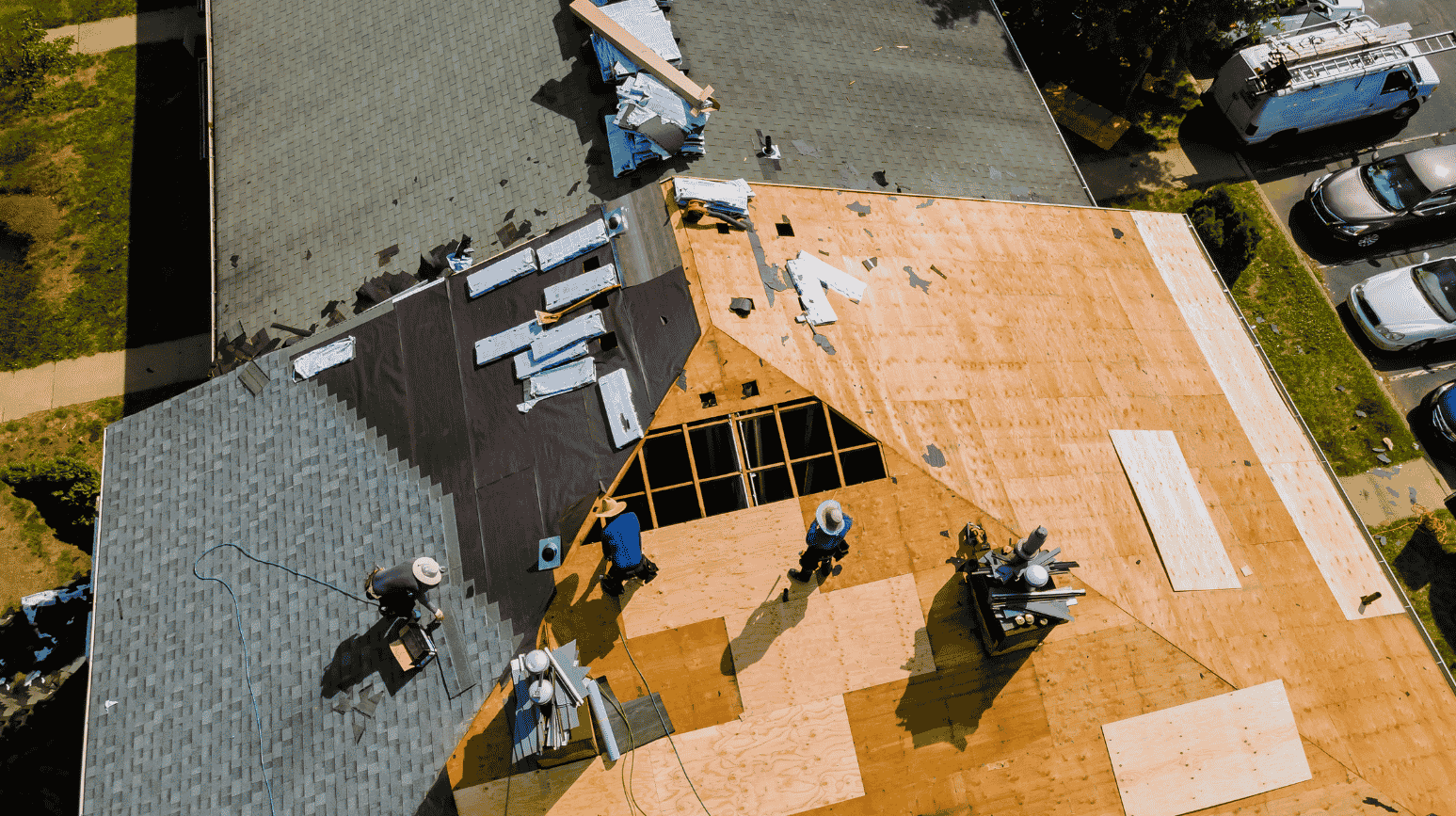Commercial roof replacement